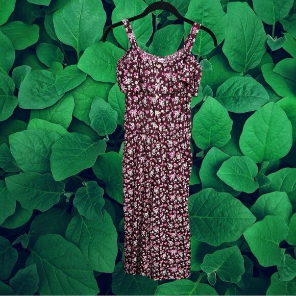 5 for $25🔥Justice Floral Pink Jumpsuit Romper Girls Large (12-14) - Picture 1 of 5